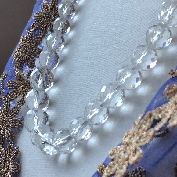 Old Hollywood Lux Crystal Necklace - Picture 7 of 11